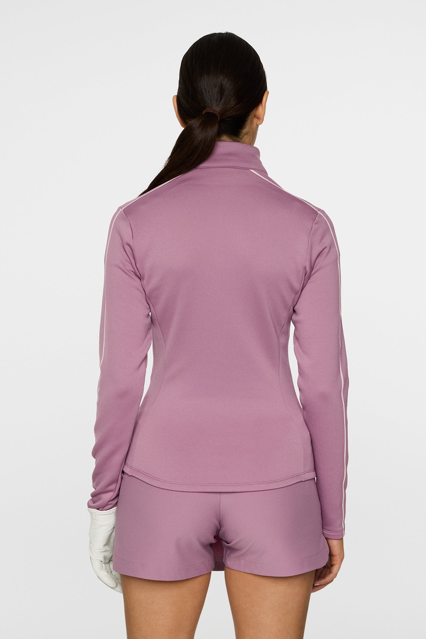 Nefe Quarter Zip Mid Layer / Very Grape – J.Lindeberg