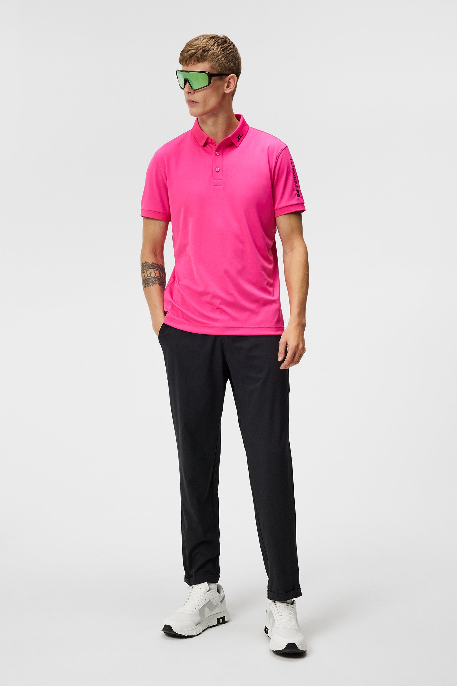 Tour Tech Slim Fit Polo / Fuchsia Purple – J.Lindeberg