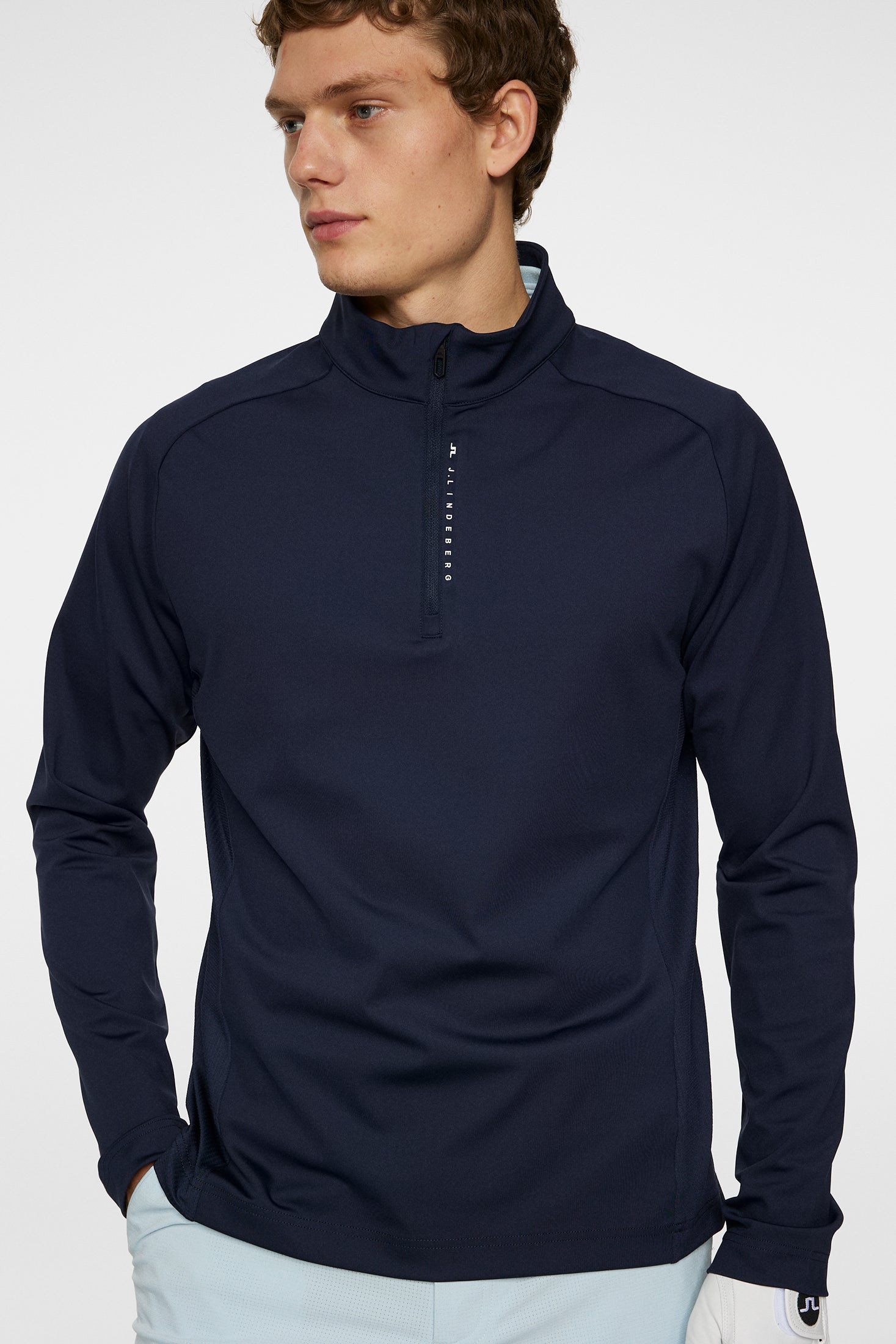 Mathias Zip Mid Layer / JL Navy – J.Lindeberg