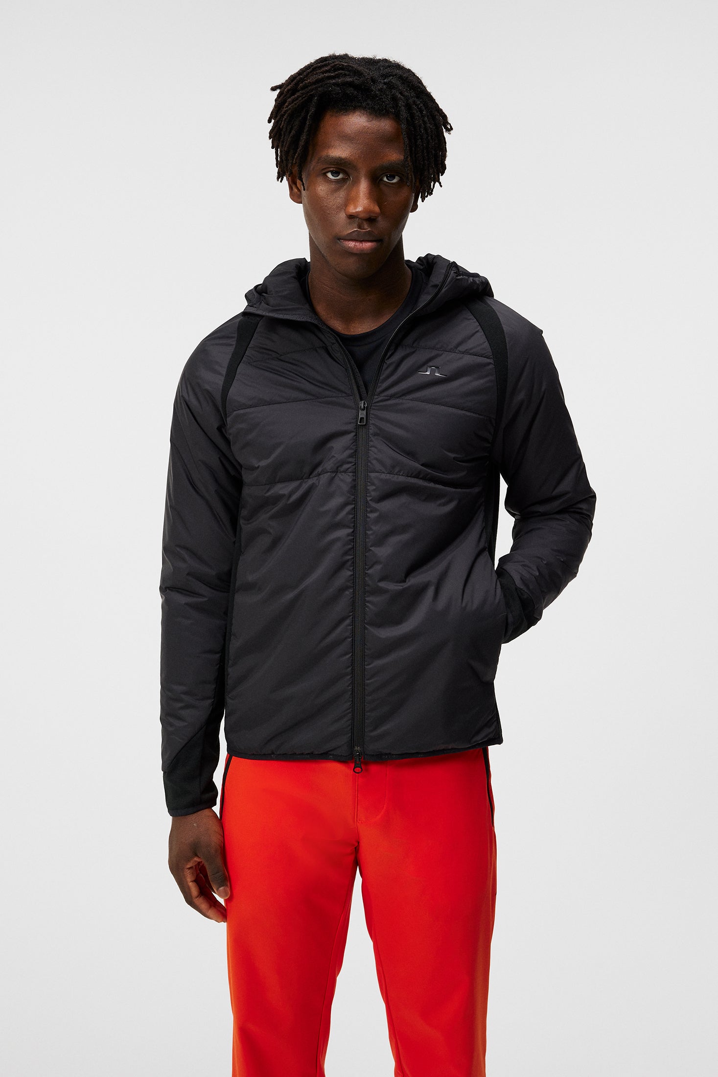 Scott Hybrid Hood / Black – J.Lindeberg