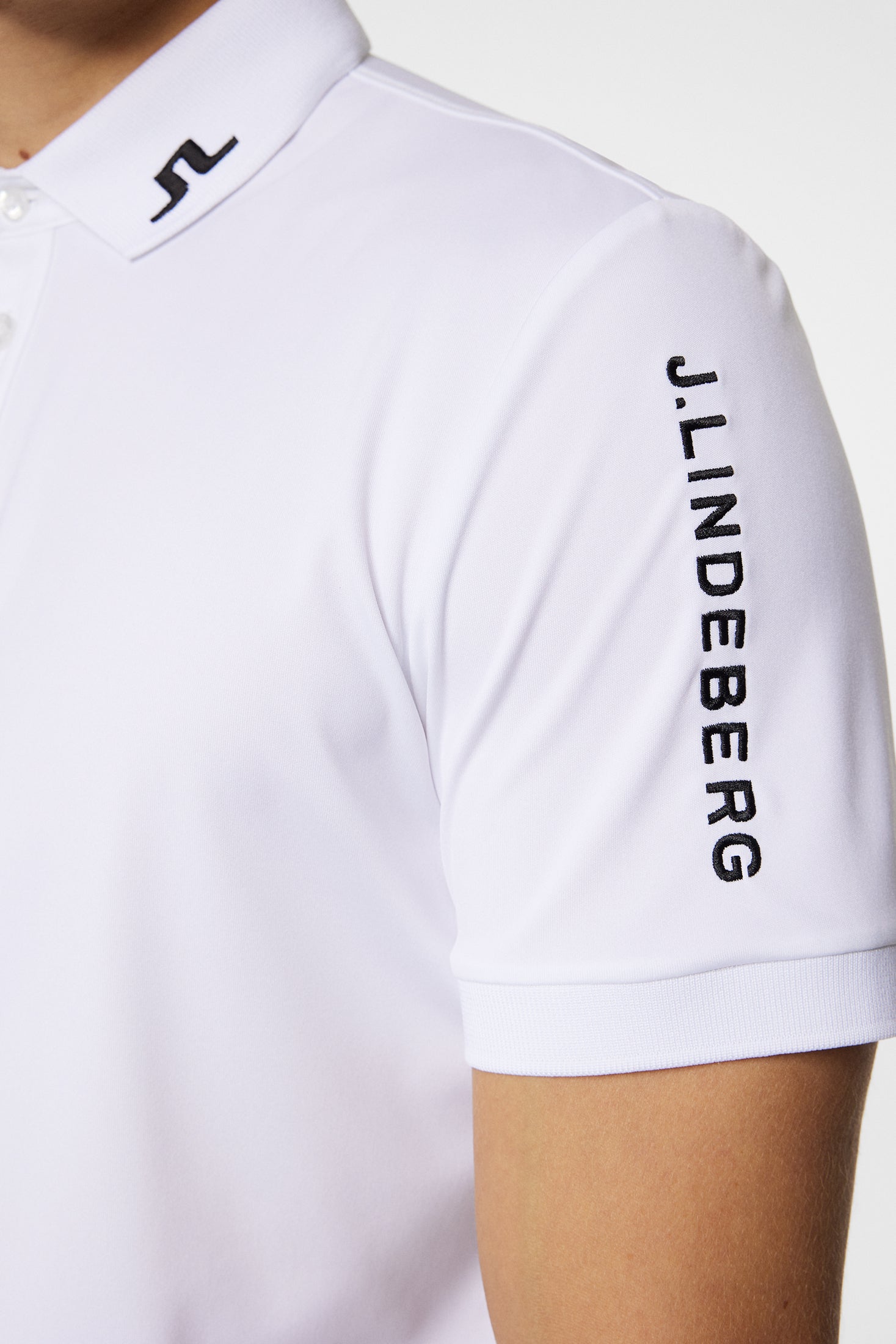 Tour Tech Slim Fit Polo / White – J.Lindeberg