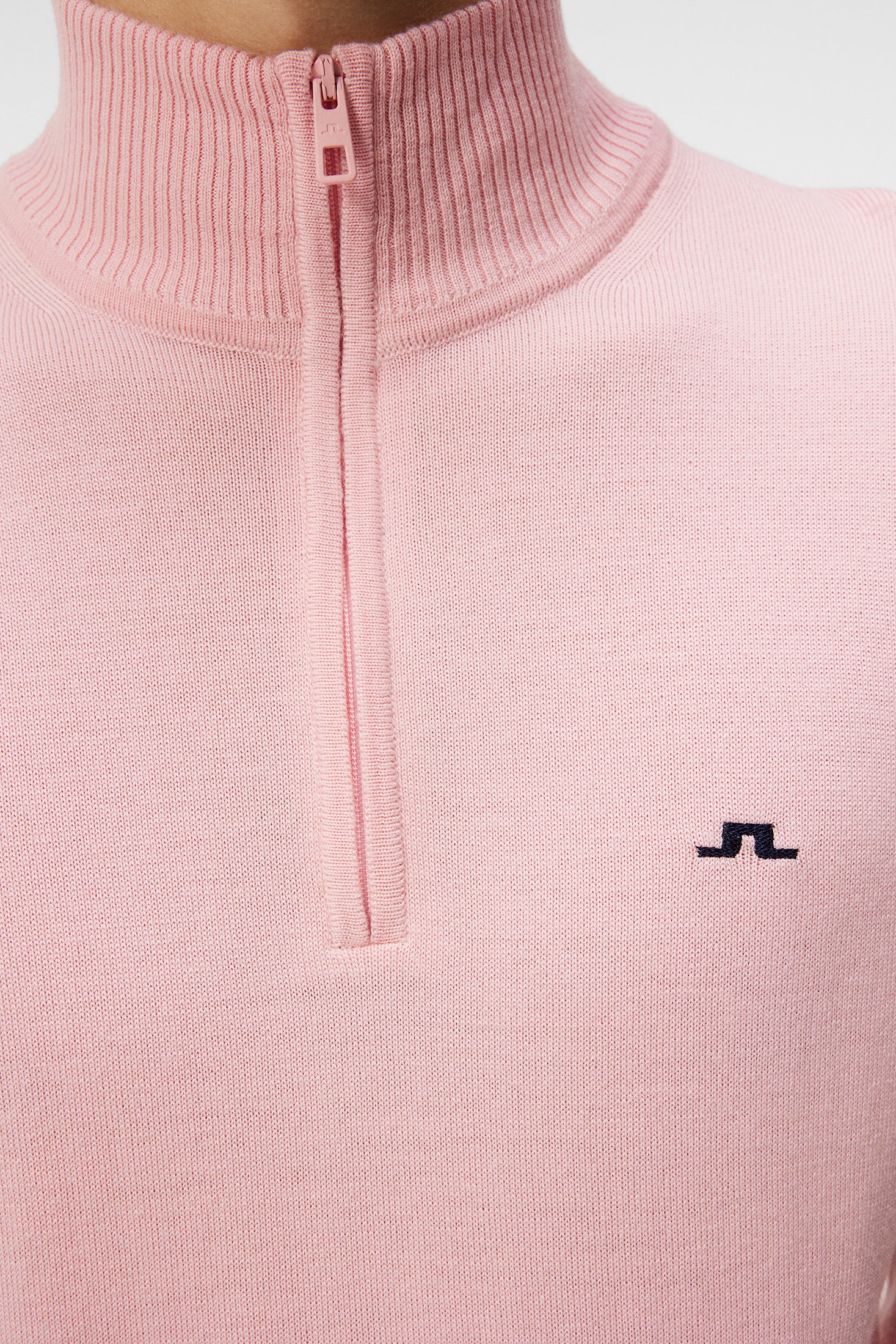 Kian Zipped Sweater / Powder Pink – J.Lindeberg