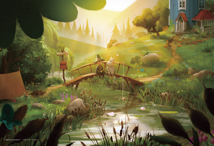 YAM-13-18 ムーミン 世界でいちばん最後の竜 1000ピース やのまん の