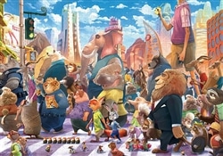 TEN-D1000-904 ディズニー クロスウォーク（ズートピア） 1000ピース