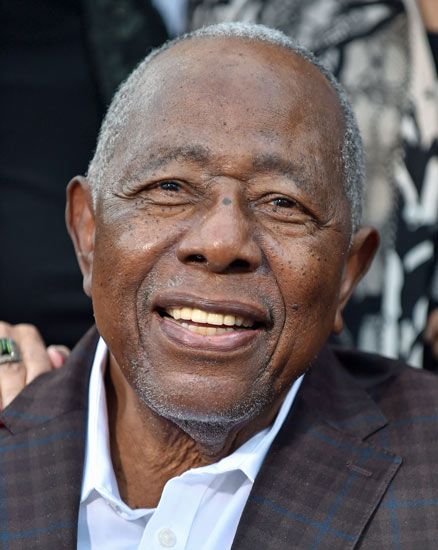 米大リーグで歴代2位の通算755本塁打を記録したハ…：追悼2021 写真