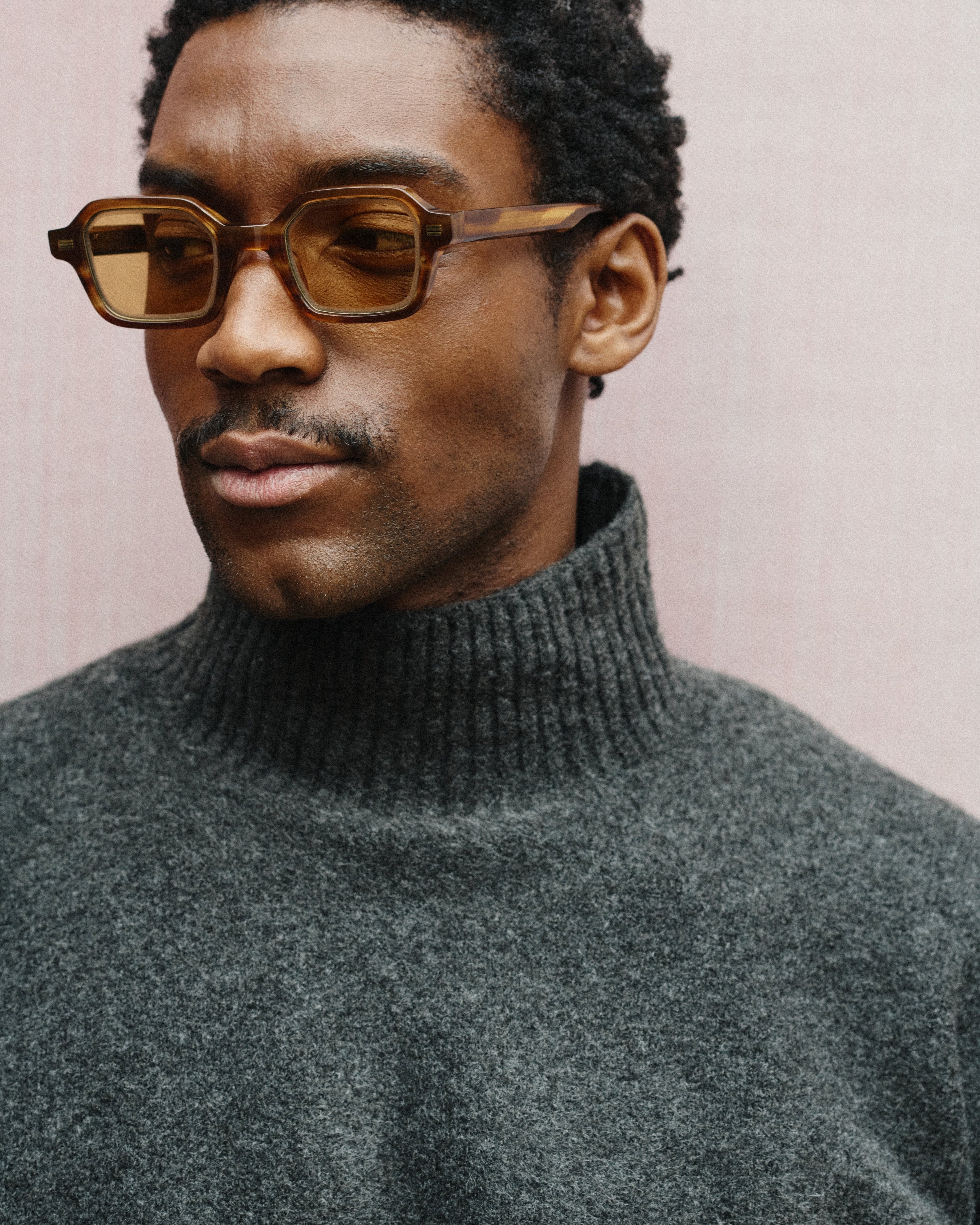 The Miky Medium Men's Sunglasses in Brown | Jimmy Fairly US