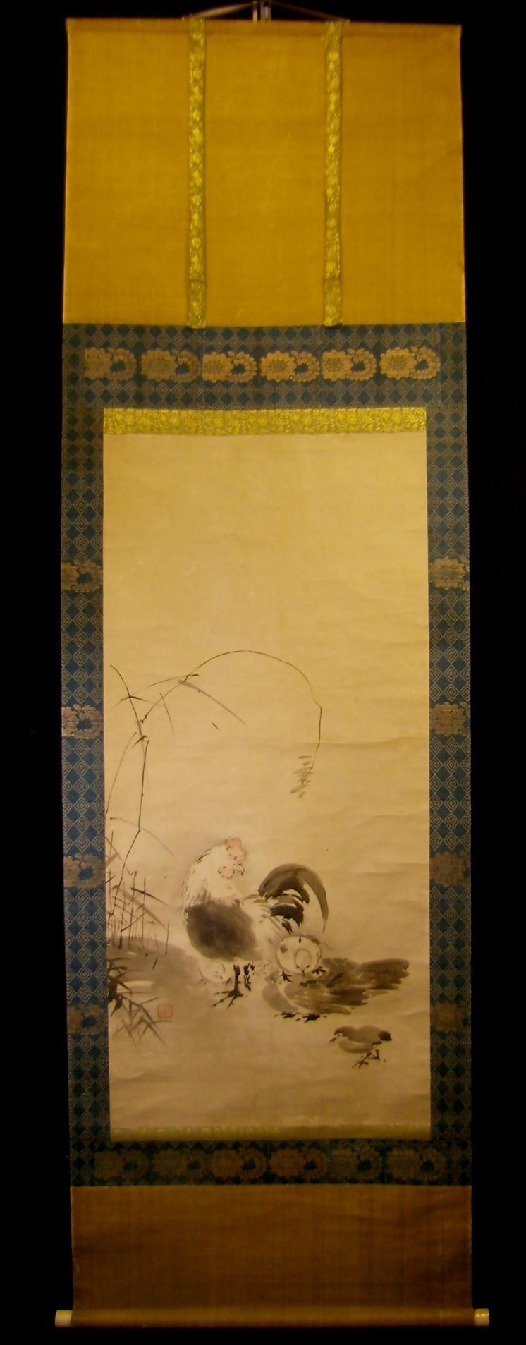 京都の掛軸専門店 古美術神宮堂 掛軸 水墨花鳥画