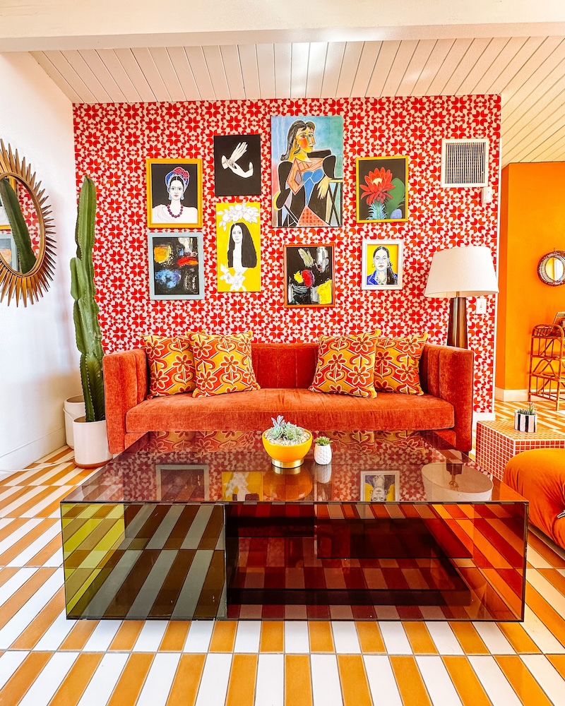 Juxtapoz Magazine - Dizzy Dwellings: Dani Dazey's Modern Maximalism