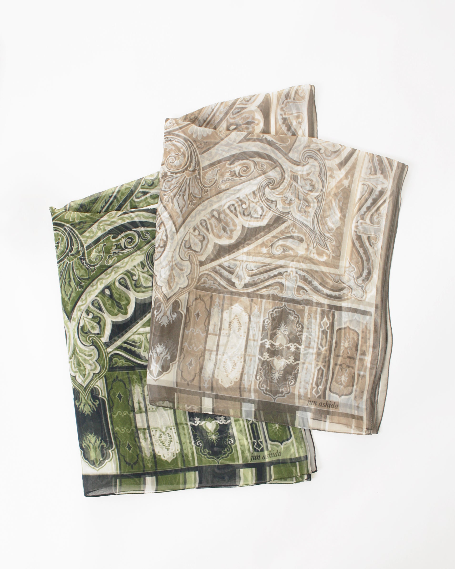 jun ashida - ペイズリー柄シルクスカーフ | ONLINE STORE