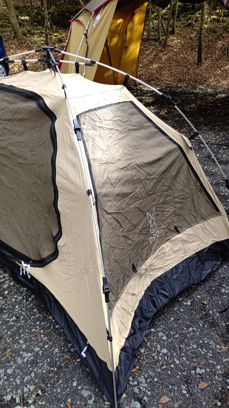 イチオシ！DOD ワンタッチカンガルーテントSレビュー【ONE TOUCH