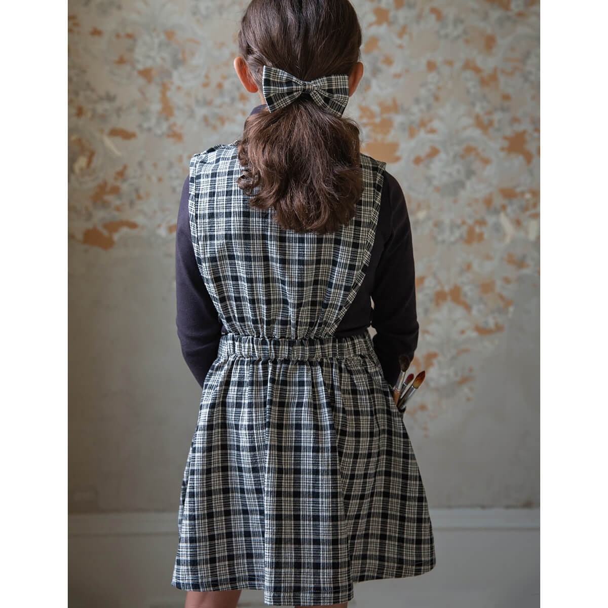Tippi Pinafore in School Plaid by Soor Ploom - Last Ones In Stock