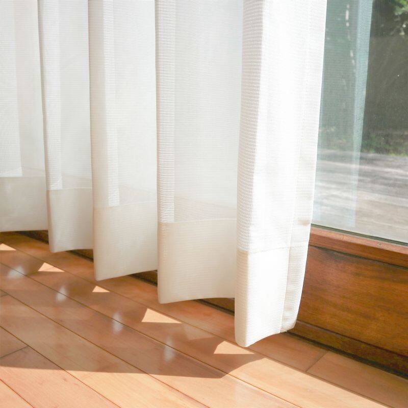 ミラー・遮熱・UVカット】サイ レースカーテン JD-68005R ホワイト