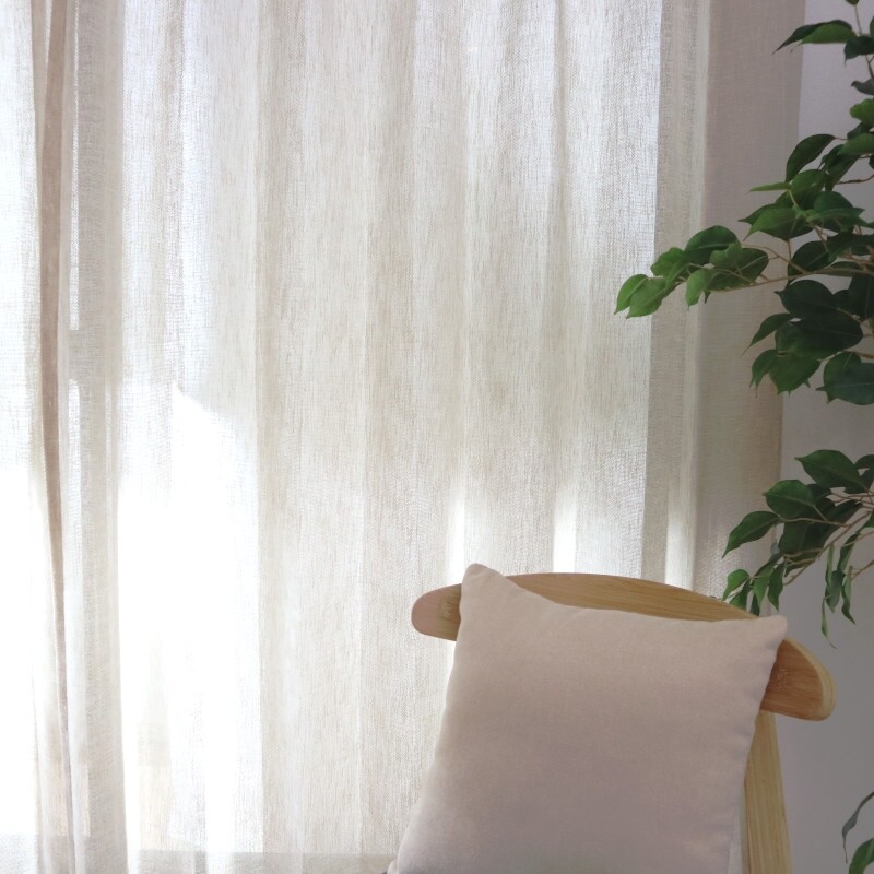 ソイル レースカーテン JE-92869 ベージュ ｜ジャストカーテン