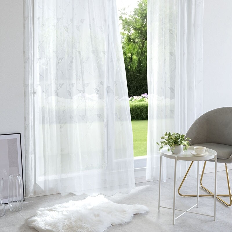 ルチア レースカーテン JE-92874 ホワイト ｜ジャストカーテン