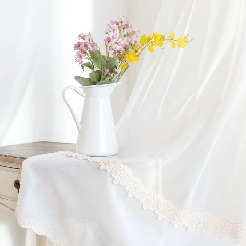 アナベル レースカーテン JE-92883 ホワイト ｜ジャストカーテン