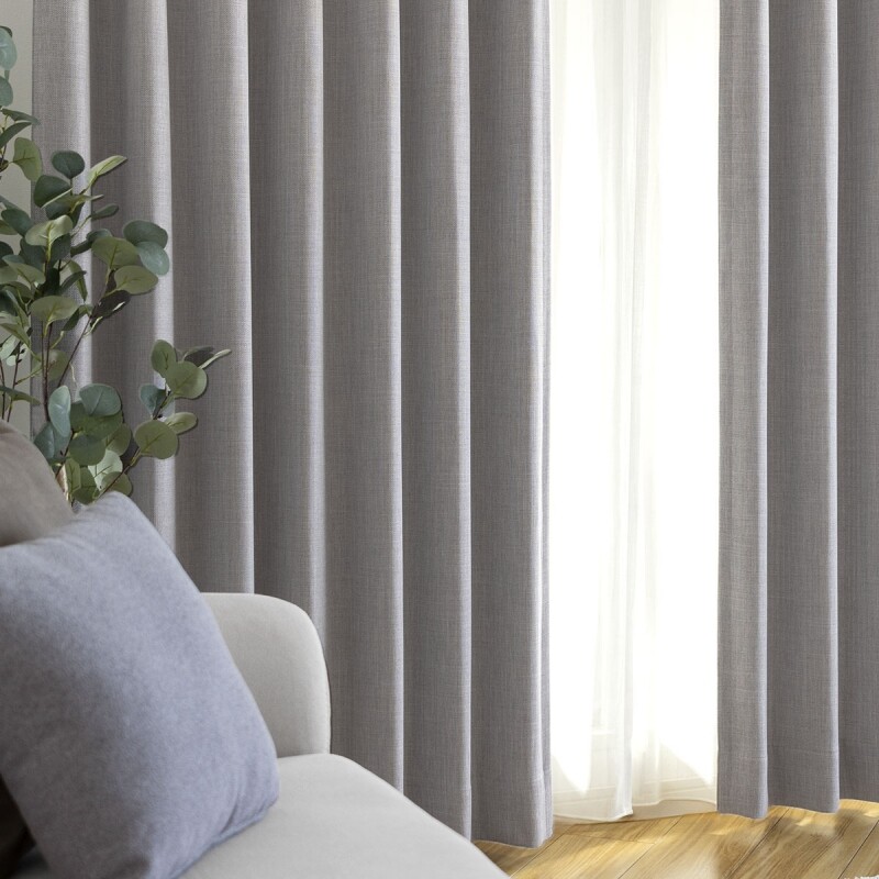 レヴィ カーテン JE-98064 ライトグレー ｜ジャストカーテン