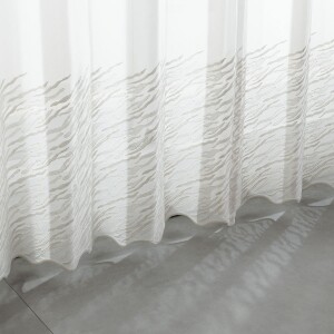 ザラ カフェカーテン JE-92916 アイボリー ｜ジャストカーテン