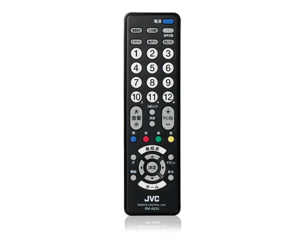 リモートコントローラー RM-A533 | アクセサリー | JVC