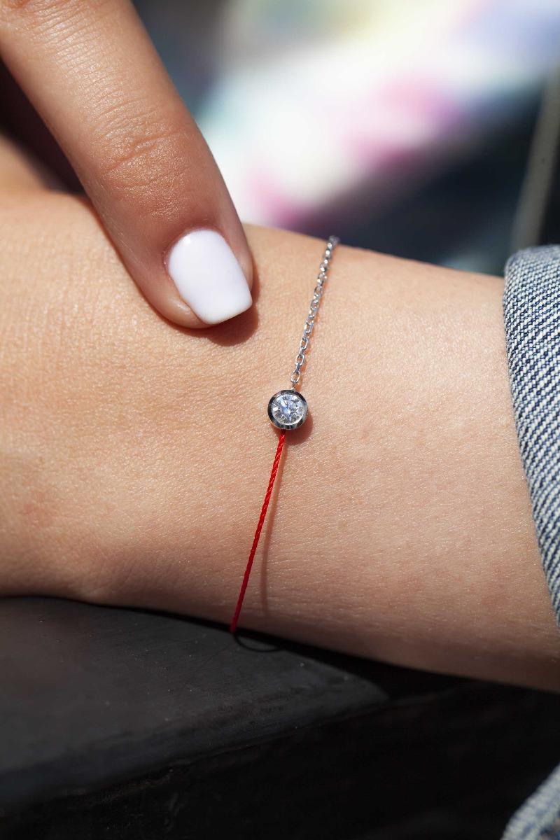 Redline ジュエリー So Pure Double スレッドのブレスレットとチェーン