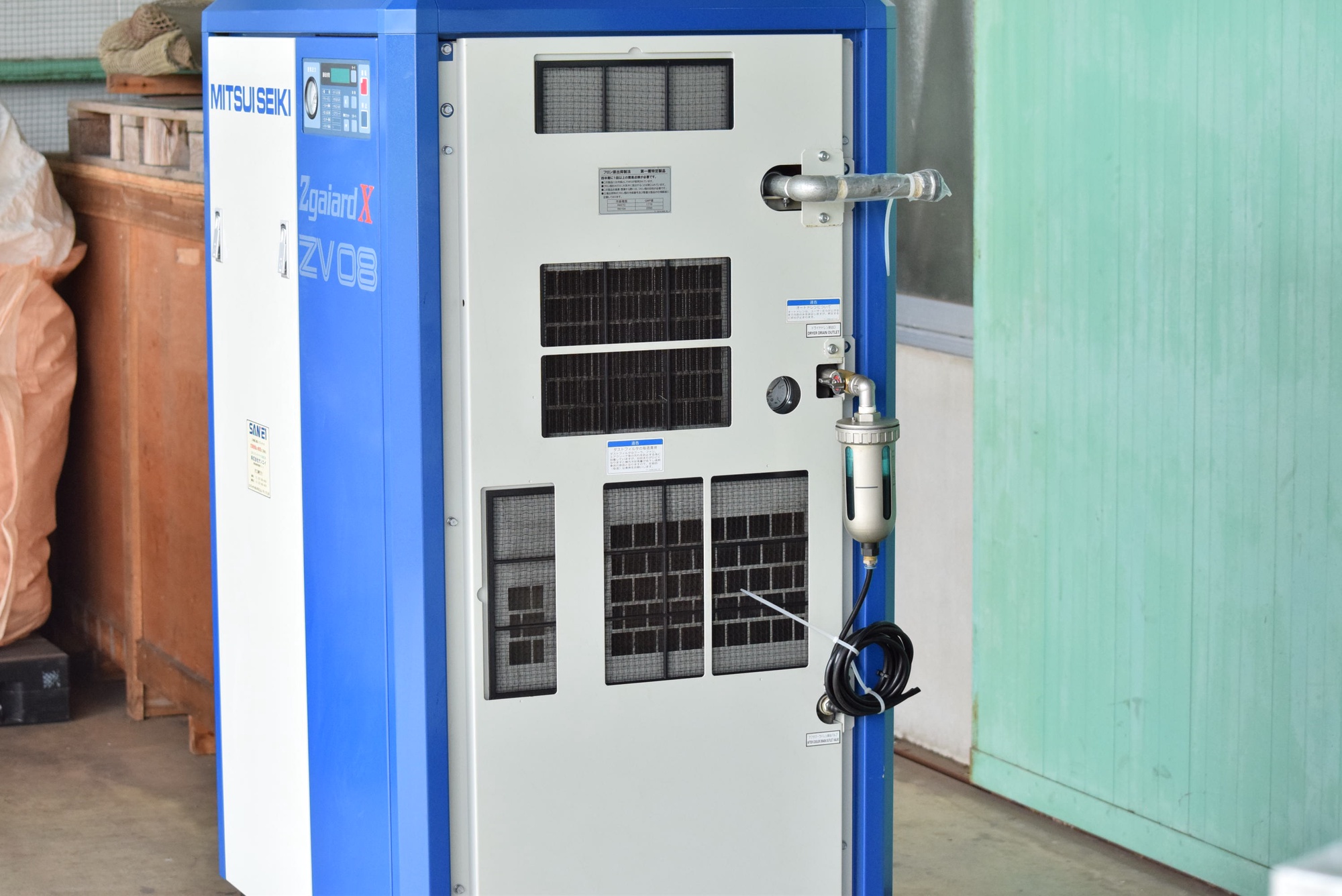 7.5kwコンプレッサー 三井精機工業 ZV08AX-R 中古販売詳細【#403751