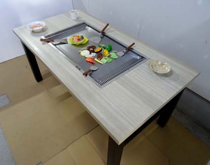お好み焼きテーブル