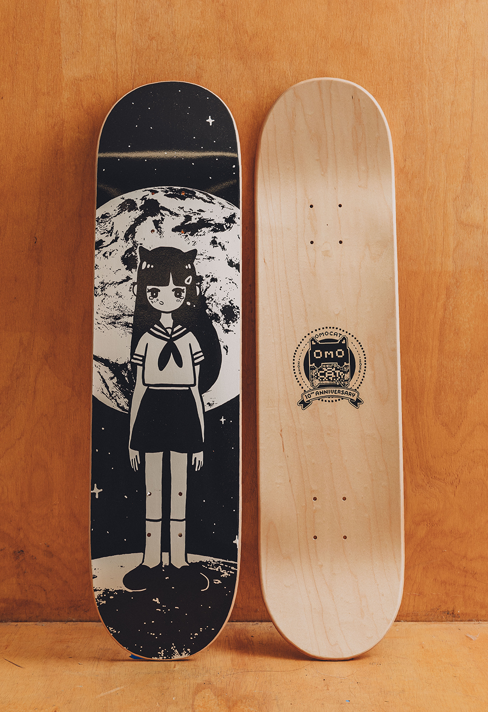 MOONGIRL Skate Deck – OMOCAT