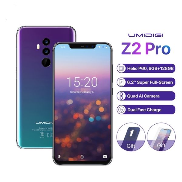 SIMフリー UMIDIGI Z2 PRO 128GB トワイライト 電池良好 Umidigi Z2