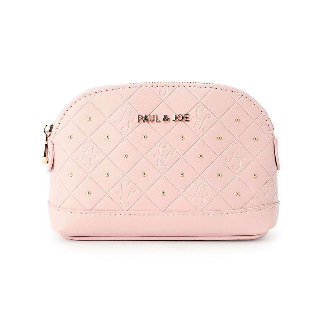 ポール ＆ ジョー アクセソワ ポーチ＜ロゴ エンボス・ピンク