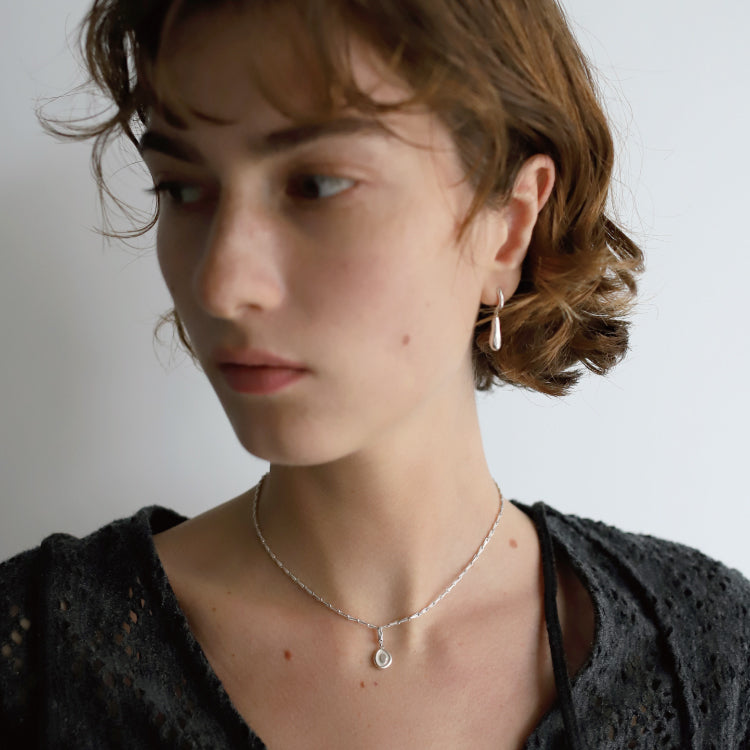 バリーコーンチェーンネックレス SV 38cm