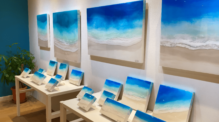 ✽Sarah Caudle 原画展✽ - 海をテーマにしたアートを扱うアート