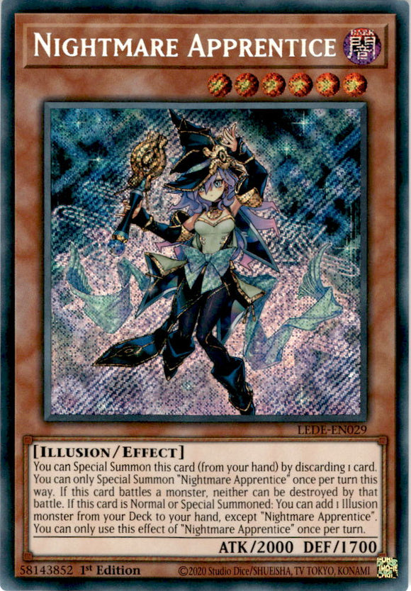 遊戯王 英語版 幻惑の見習い魔術師 シク LEDE EU版 予約 – トレカ屋
