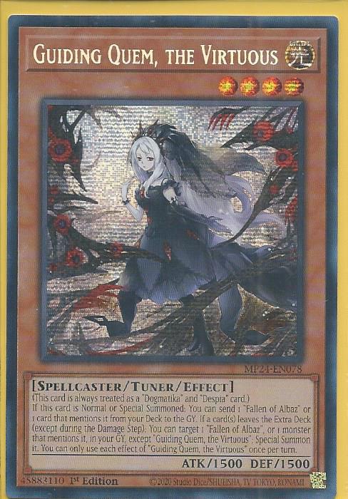 導きの聖女クエム プリズマティックシークレットレア JP011 導きの聖女