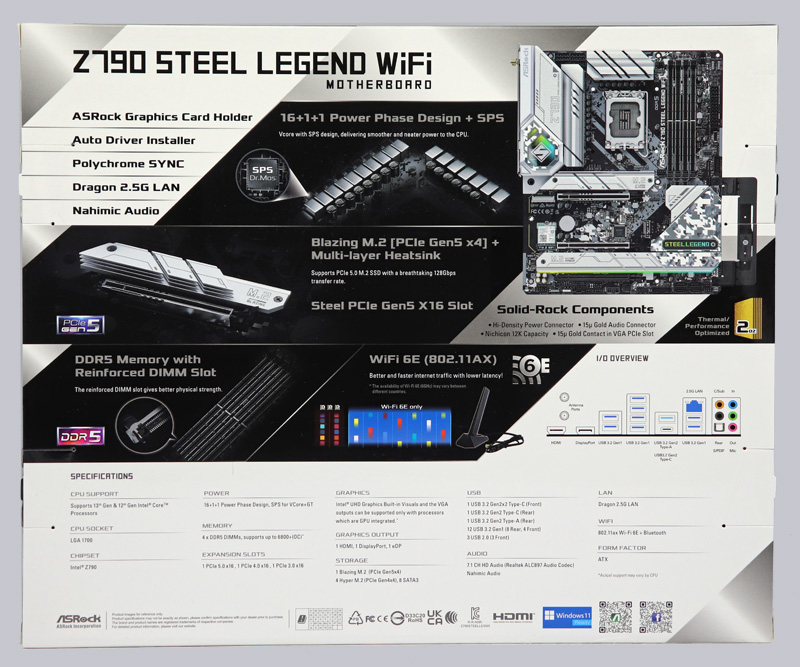 ASRock Z790 Steel Legend WiFi Motherboard Review