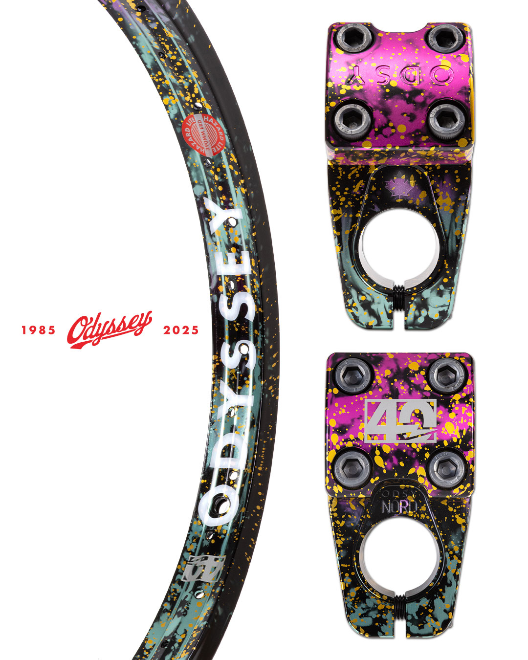 Available Now: 40th Anniversary – '85 Splatter | Odyssey BMX