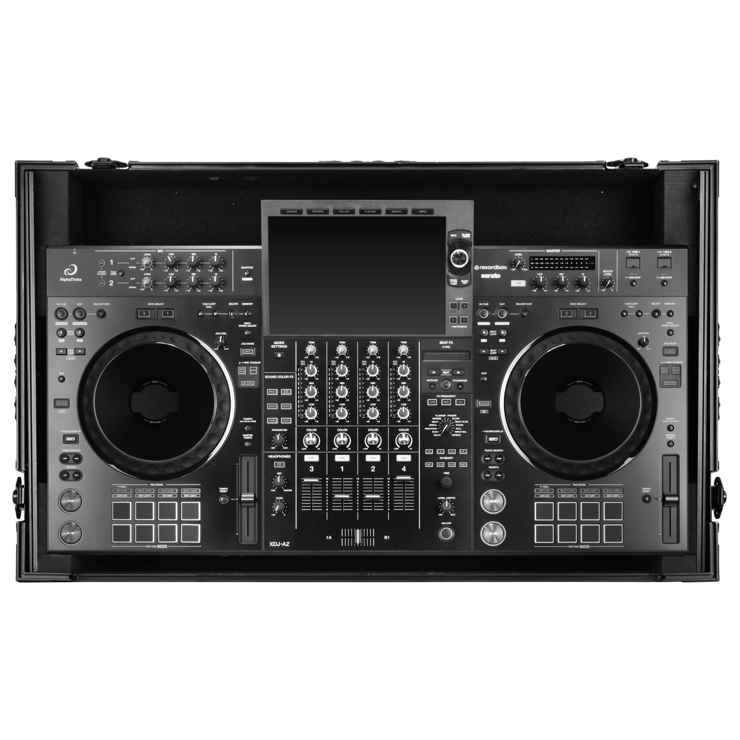Odyssey AlphaTheta XDJ-AZ Black Label Flight Case with Glide Style