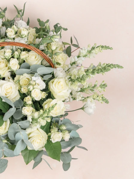 Large Flower Basket | Ode à la Rose