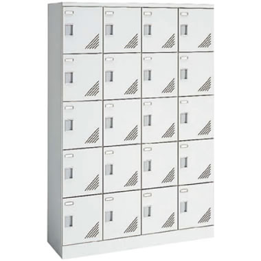 9346VG-Z13 オカムラ シューズロッカー 20人用 シリンダー錠付の通販