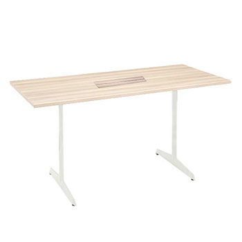 MC72WH-MX61 オカムラ ブレスタ 単体テーブル 配線あり 脚ホワイト 幅