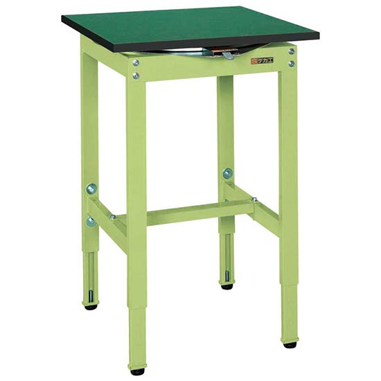 TRK-600SE サカエ 回転作業台高さ調整タイプ 幅600 奥行600の通販