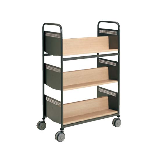 LW13BA-MK17 オカムラ ブックトラック両面 ネオウッドライトの通販