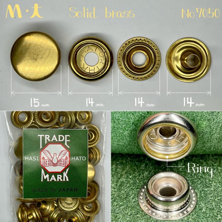 ジャンパーホック (大/ No.7050) 真鍮無垢【HASI HATO】｜製品紹介