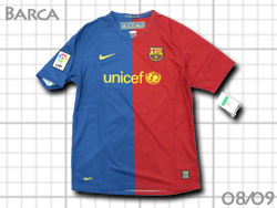 バルセロナ NIKE ユニフォームショップ 2008-2009 Barcelona Away O.K.A.