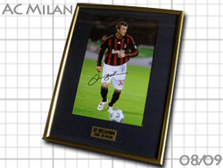 ACミラン 直筆サイン入りフォト AC Milan 2008-2009 ベッカム