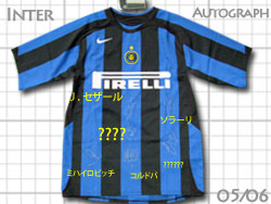 インテル ☆オートグラフモデル☆ イブラヒモビッチ、ファケッティ会長