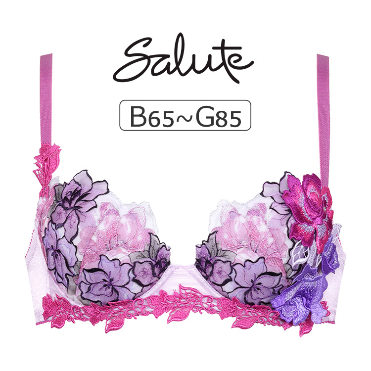 BTJ406｜ワコール サルート 06G ブラジャー単品 P-upタイプ BCDEFG