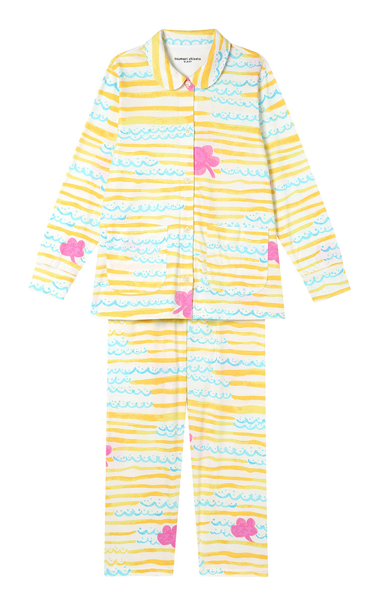 UDX597｜ワコール ツモリチサト スリープ ロング袖 ロング丈パンツ