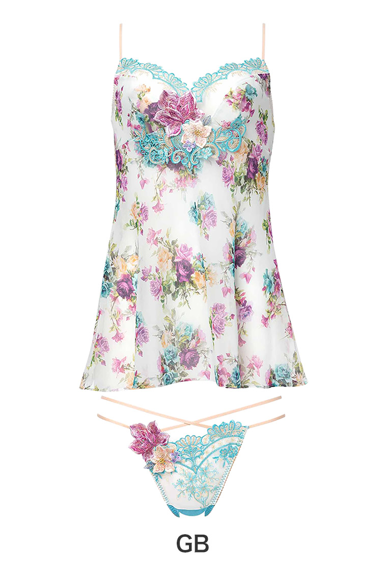 DTJ213｜ワコール サルート 13G セットアップ(キャミ＋Tバック) M/L