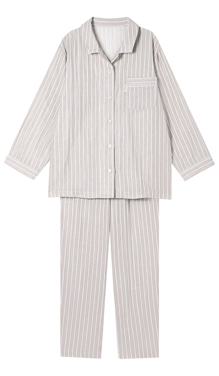 YDX570｜ワコール 睡眠科学 パジャマ 上下セット レディース 10分丈 10