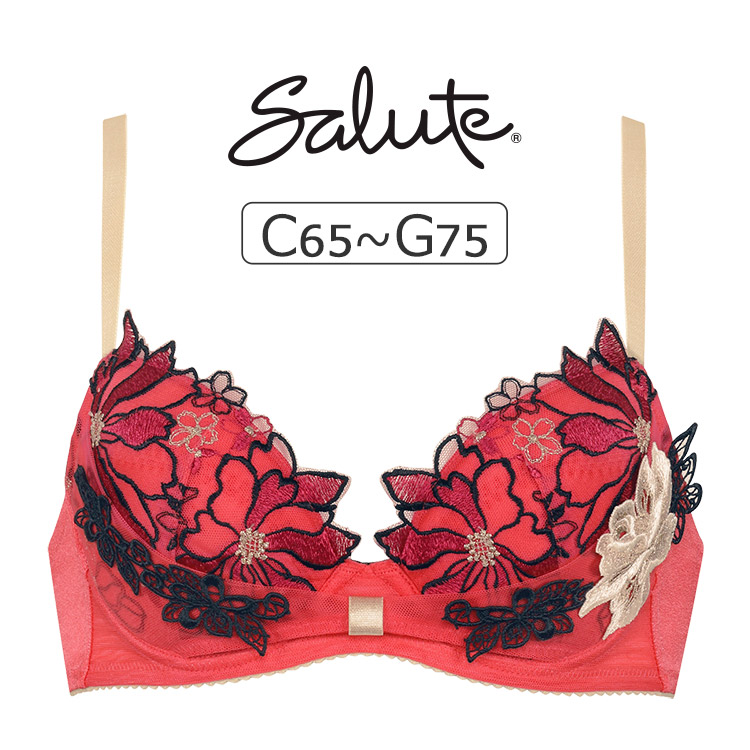 STJ296｜ワコール サルート 96G スリップ M/L/LL 下着・ランジェリーの