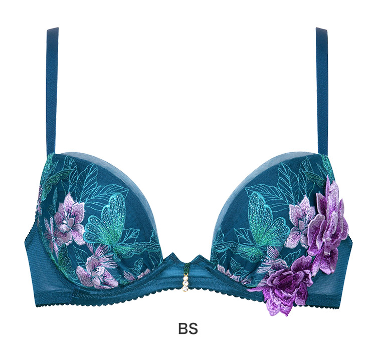 BTJ783｜ワコール サルート 83G フロントエックスプラスブラ